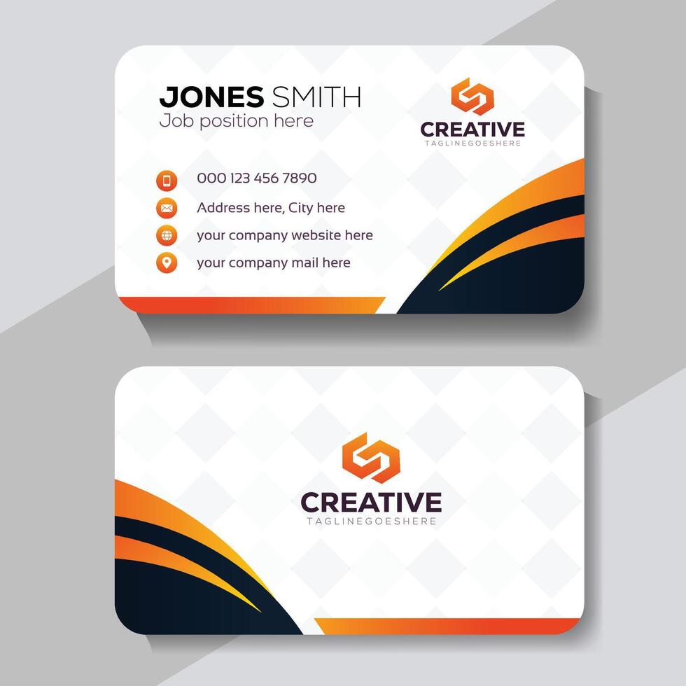 Simple and Stylish Business Card vector