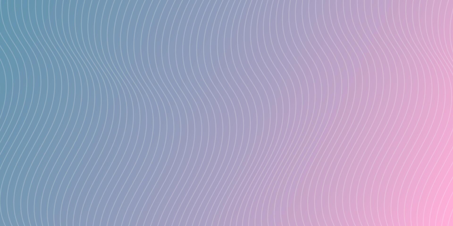 Wavy pastel background with smooth gradients and subtle lines creates an abstract visual effect vector