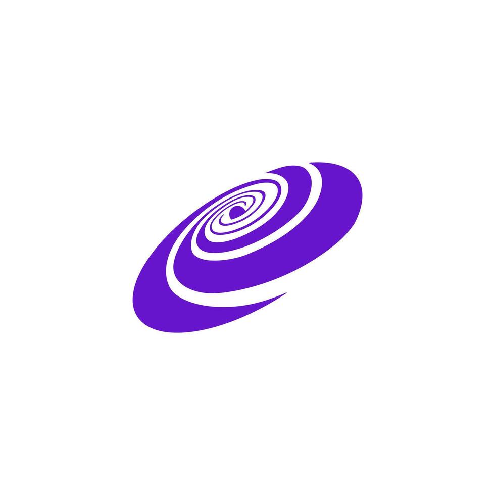 black hole galaxy deep logo simple purple, vortex, splash vector