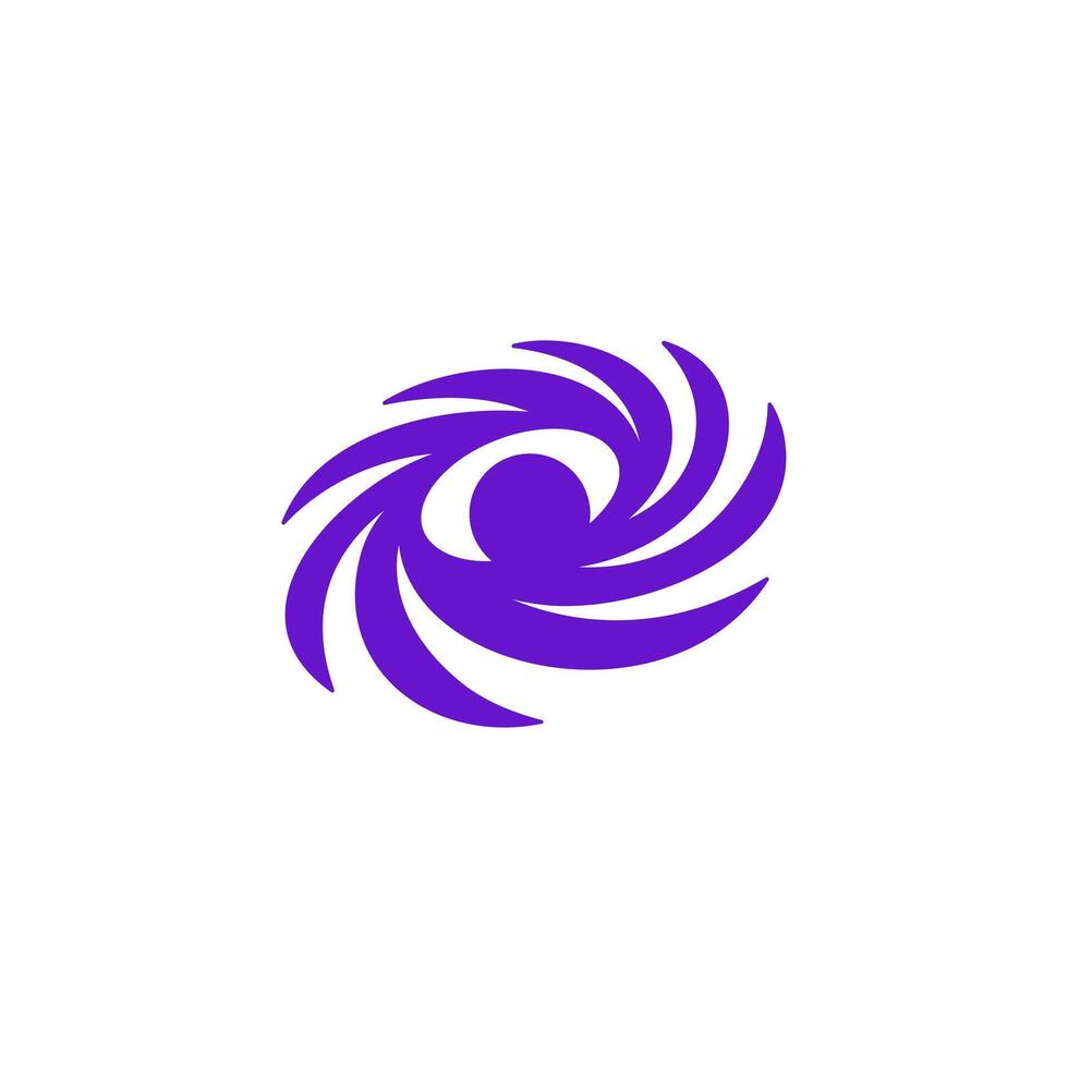 galaxy black hole vortex spiral purple vector