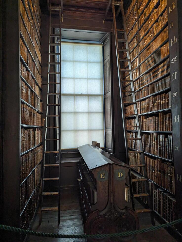 The Library of Trinity College Dublin at Dublin, Ireland on 21-09-2023 photo