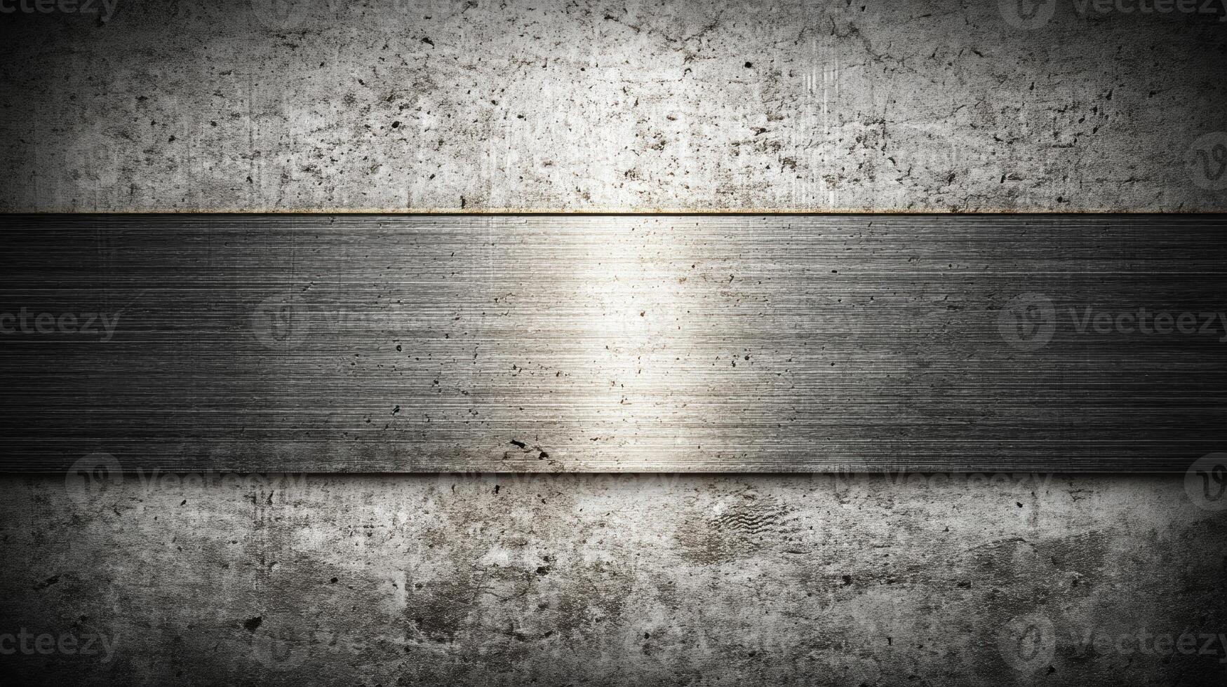 Metal Bar on Grunge Concrete Texture photo