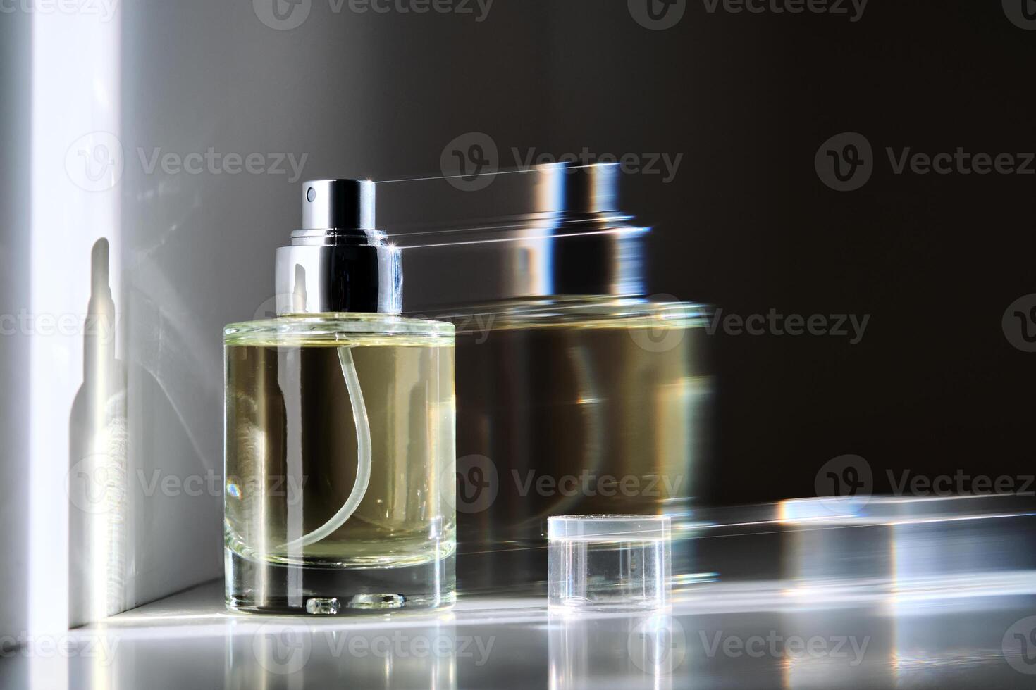 Perfumed mist for hair with the effect of bifurcation. photo