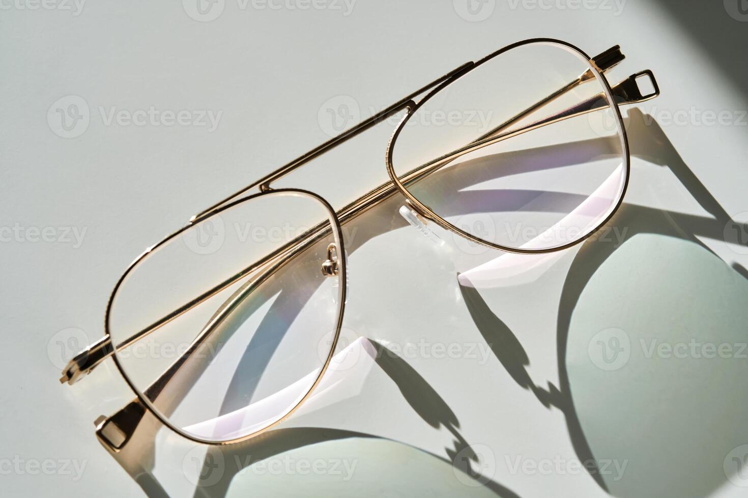 Glasses for vision in sunlight. photo