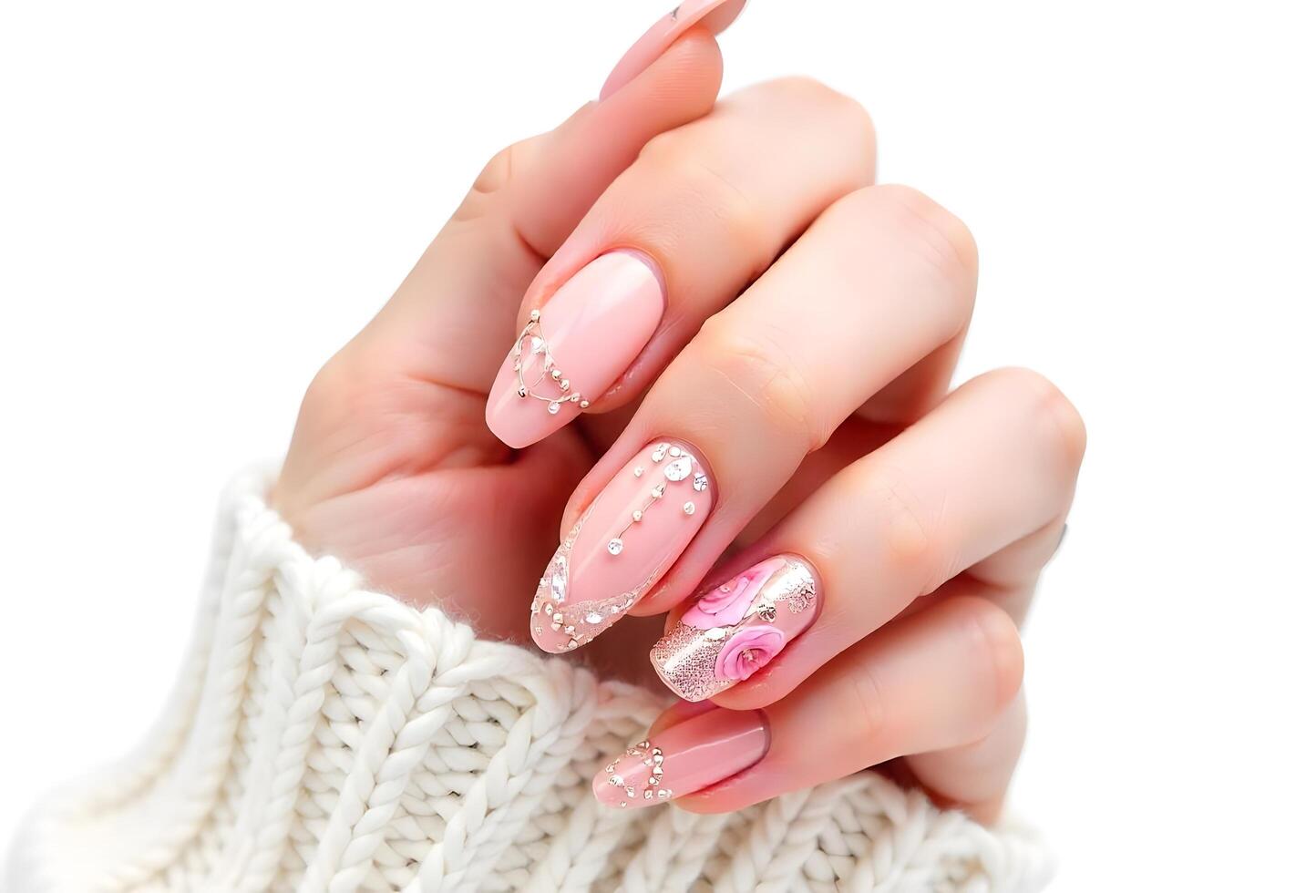 Elegance at Your Fingertips, Nail Extensions Art Design photo
