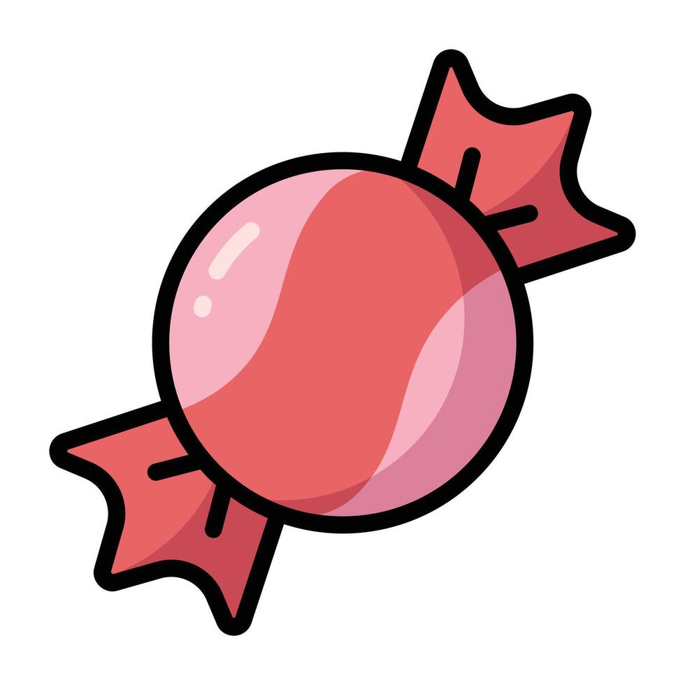 Simple Candy colorful icon. The icon can be used for websites, print templates, presentation templates, illustrations, etc vector