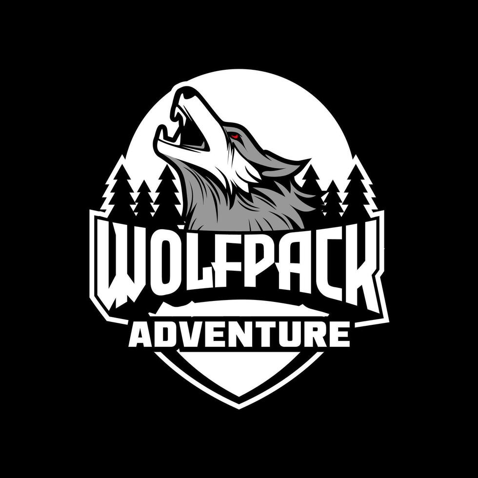 wolfpack adventure hoops logoss vector