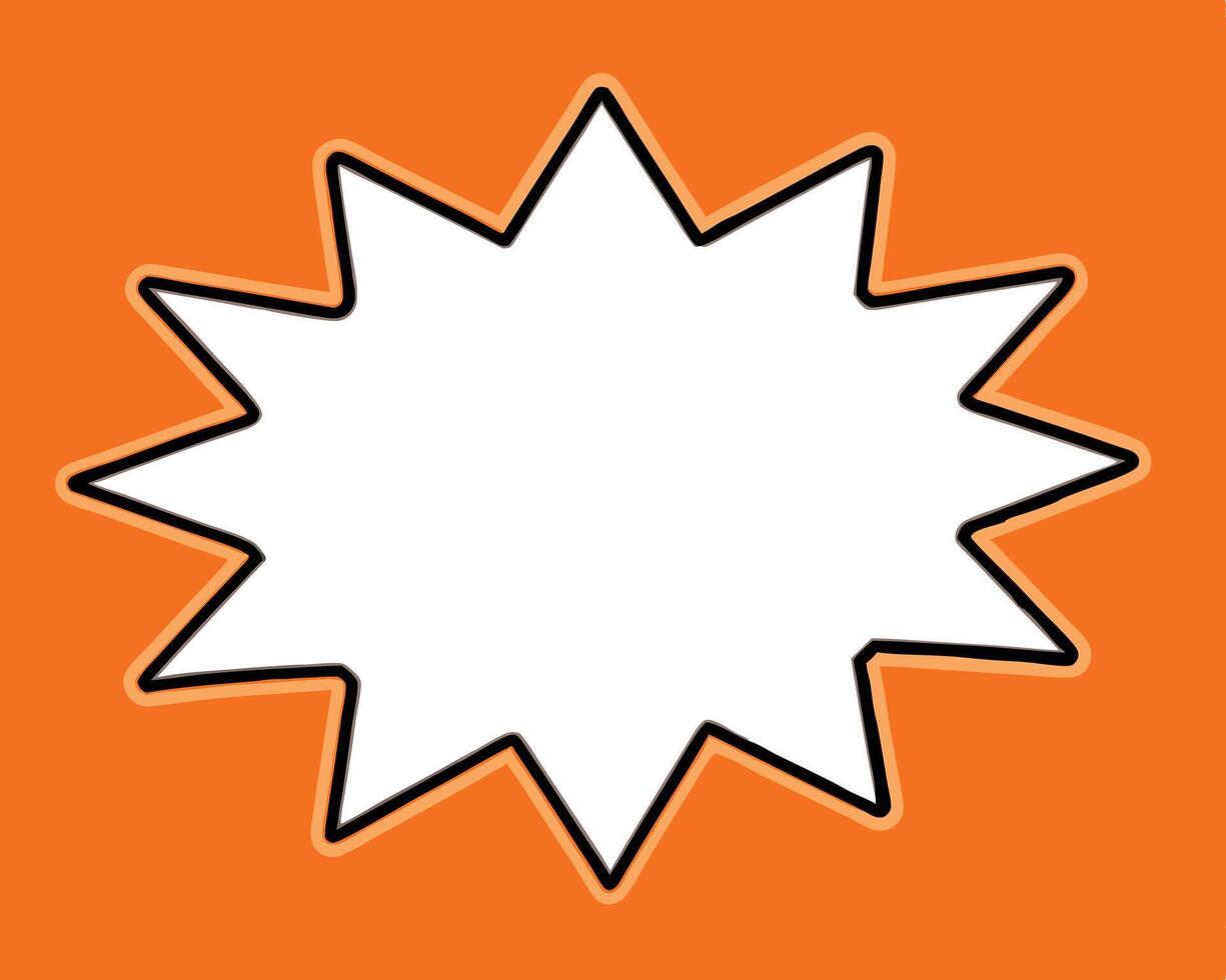 Pop Art Explosion in a Speech Bubble.Pop art speech burst vector