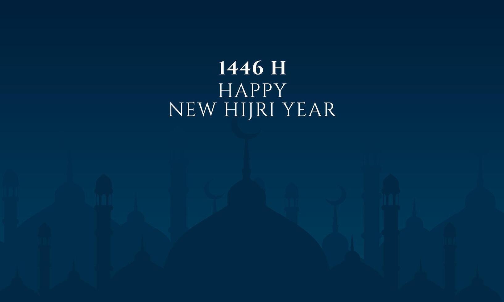 Islamic Design for Happy New Hijri Year vector