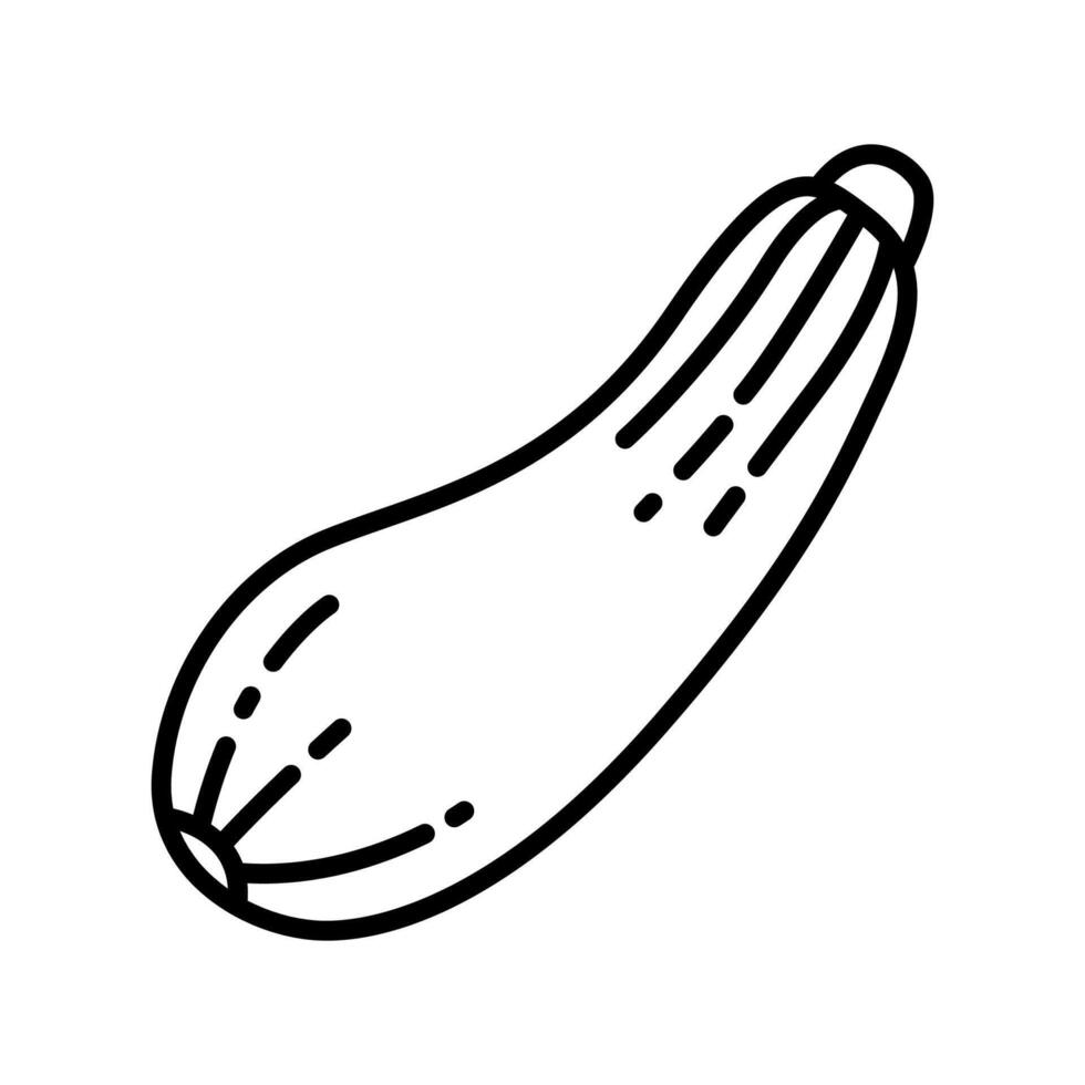 Simple Outline Icons of Eggplant Vegetables for Vegan, Mediterranean, and Organic Meals vector