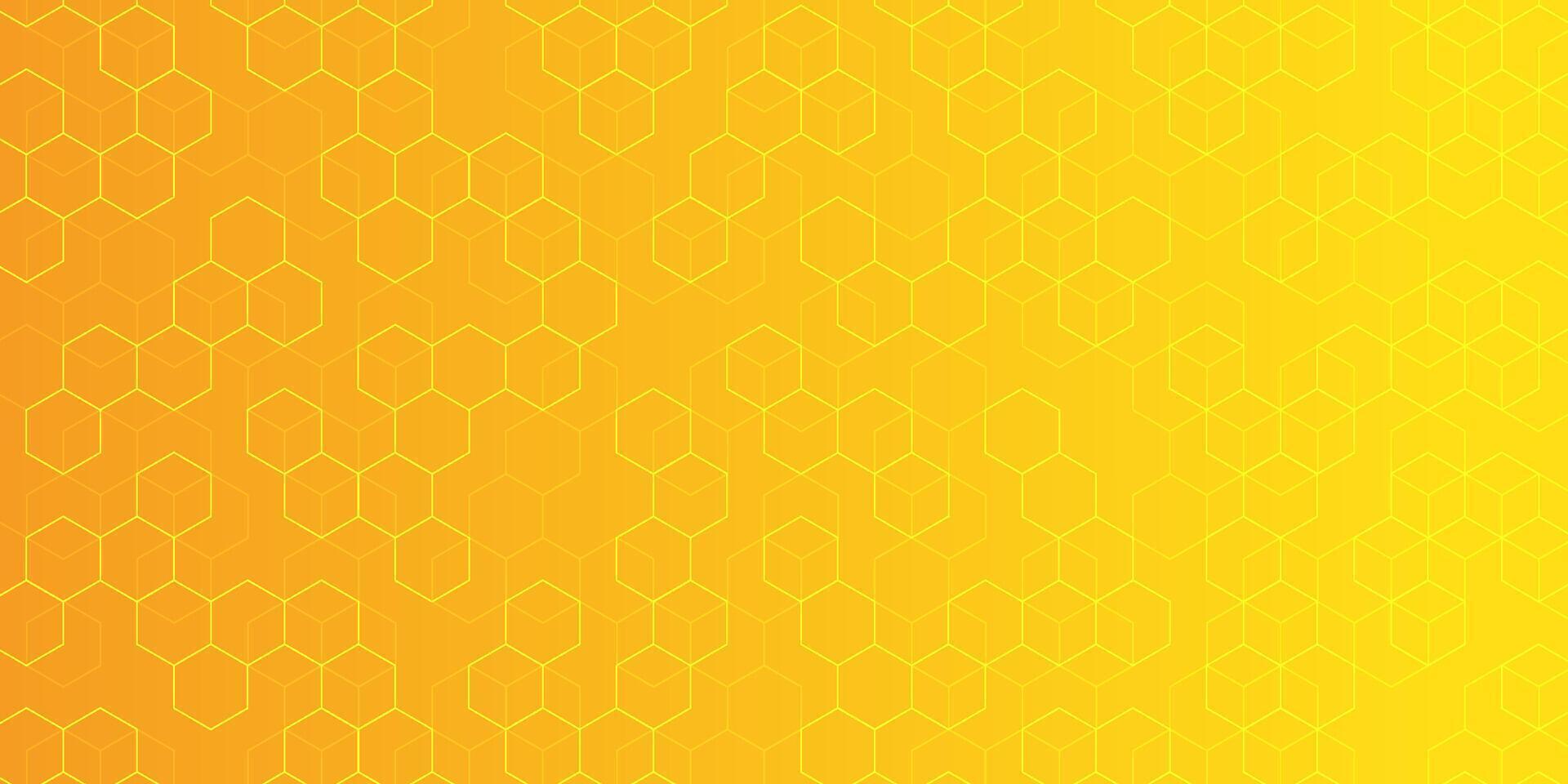 Geometric rhombuses.Technology yellow background. vector
