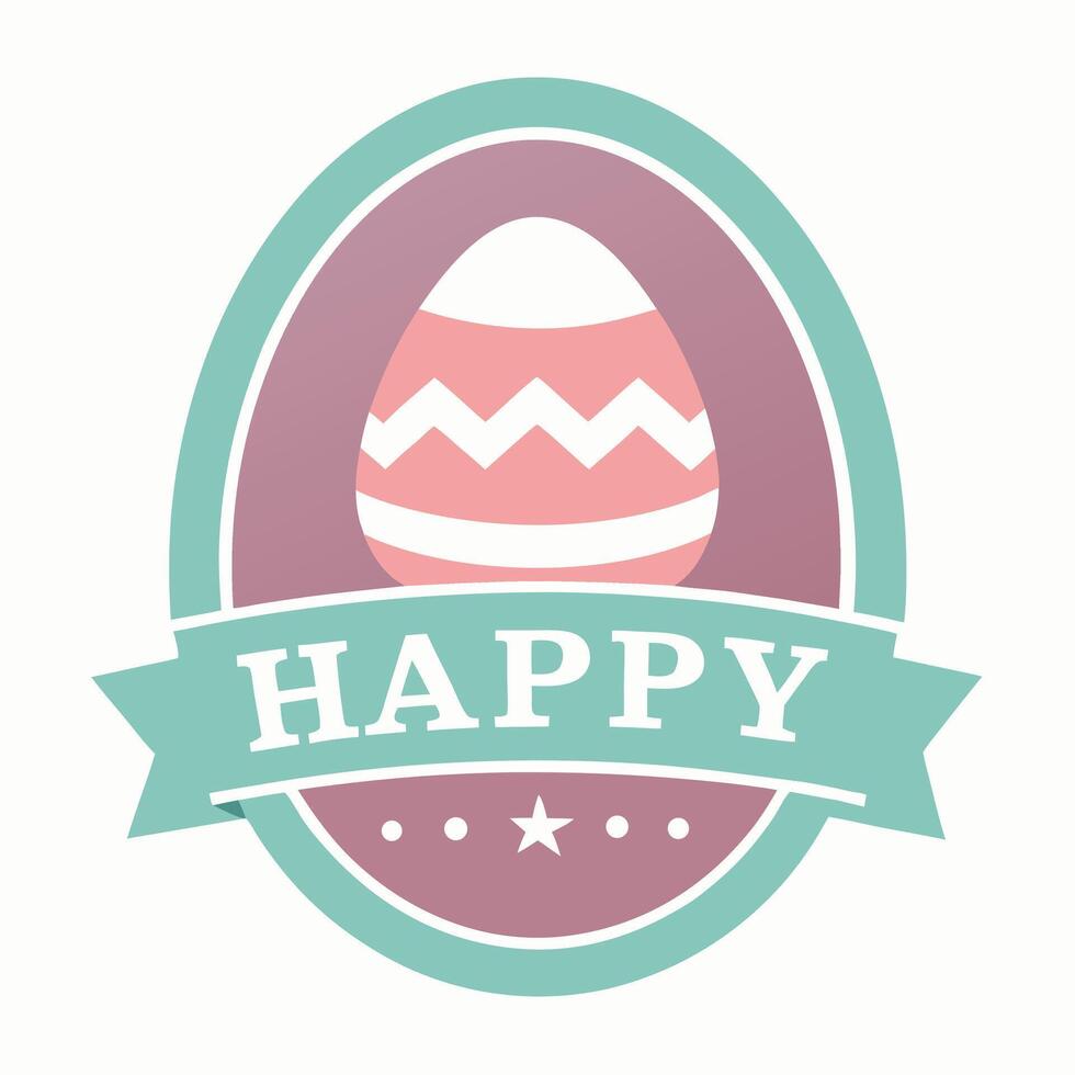 Happy Easter Decorative Illustration vector