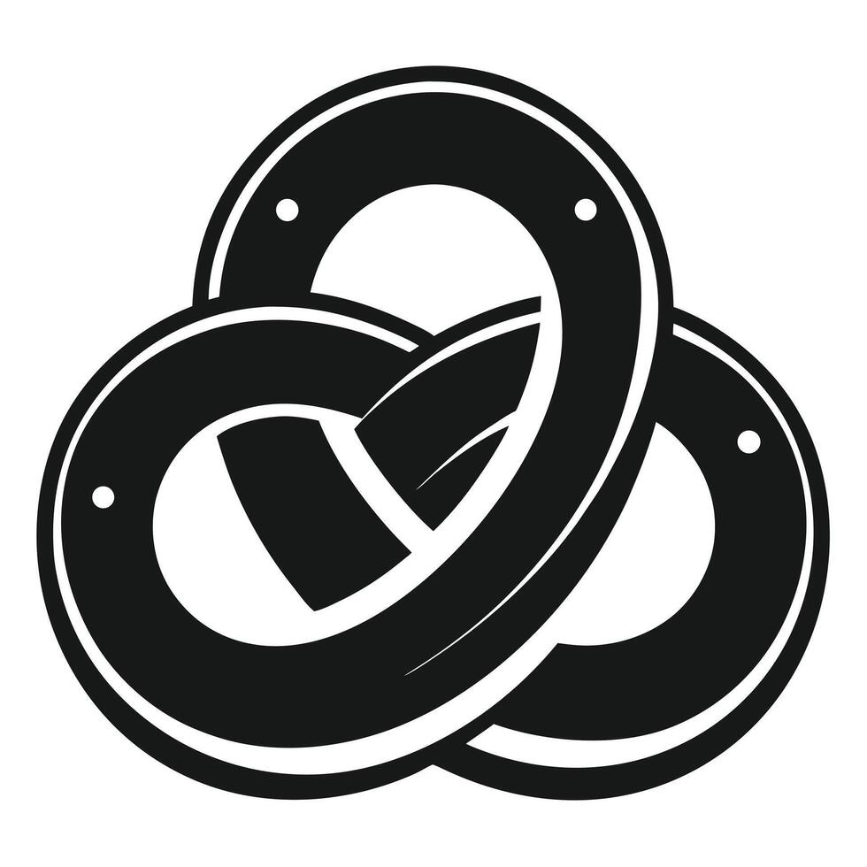 Trinity Knot Design Illustration vector