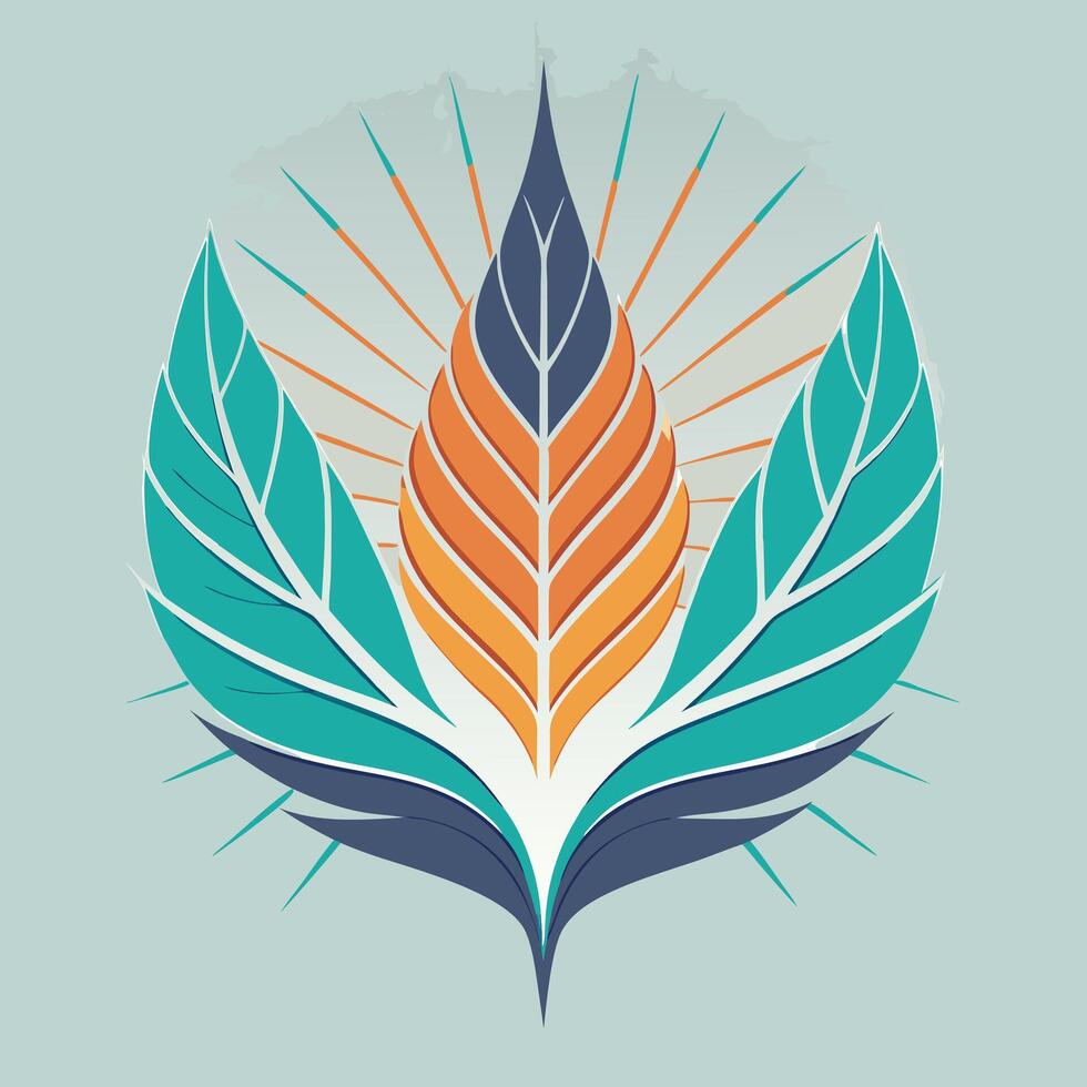 Abstract Floral Element Illustration Design vector