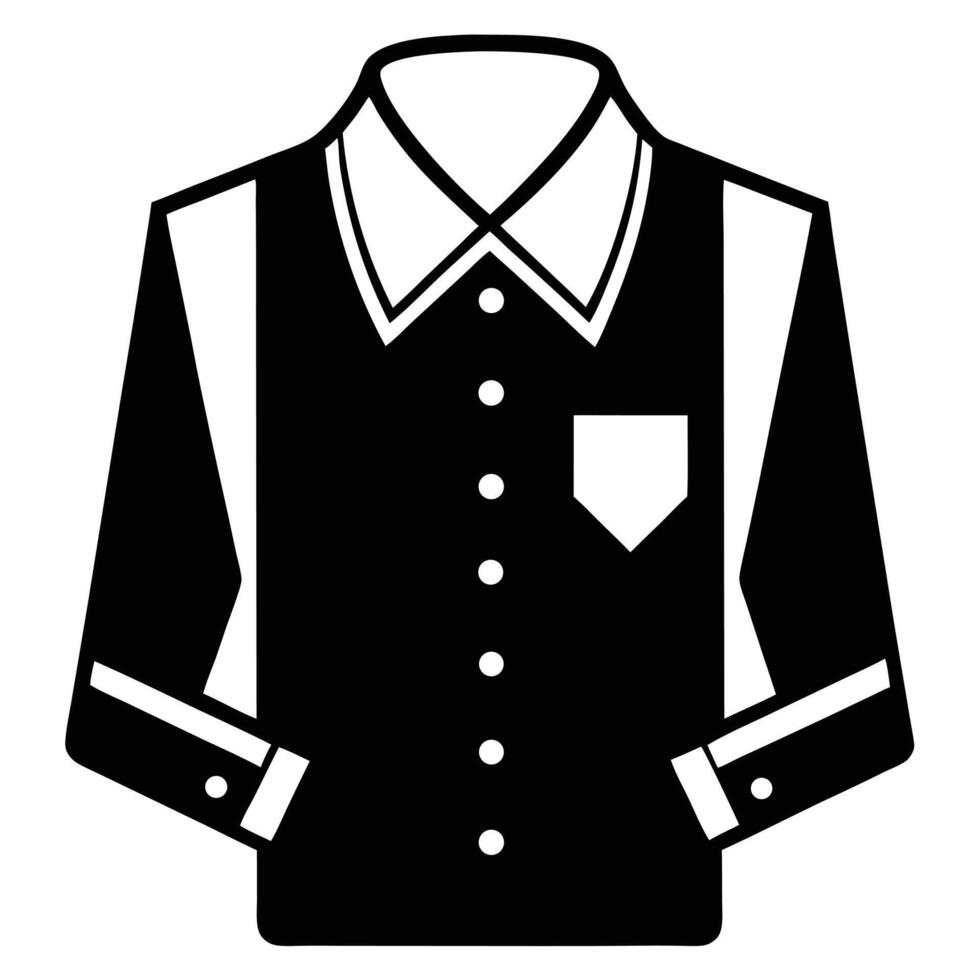 Shirt Icon Illustration Minimalist Style vector