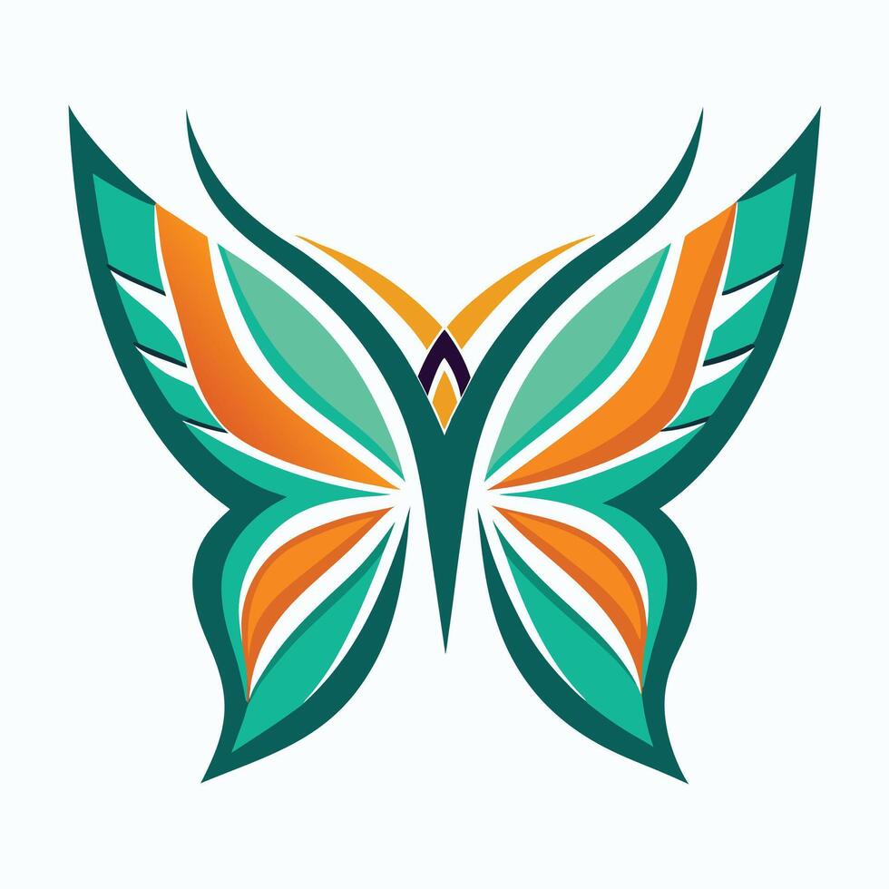 Abstract Butterfly Design Illustration Graphic vector