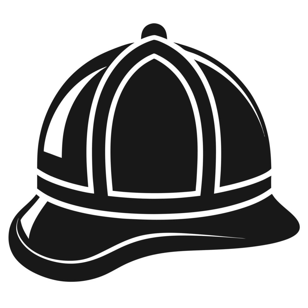 Sherlock Holmes Hat Black Silhouette vector