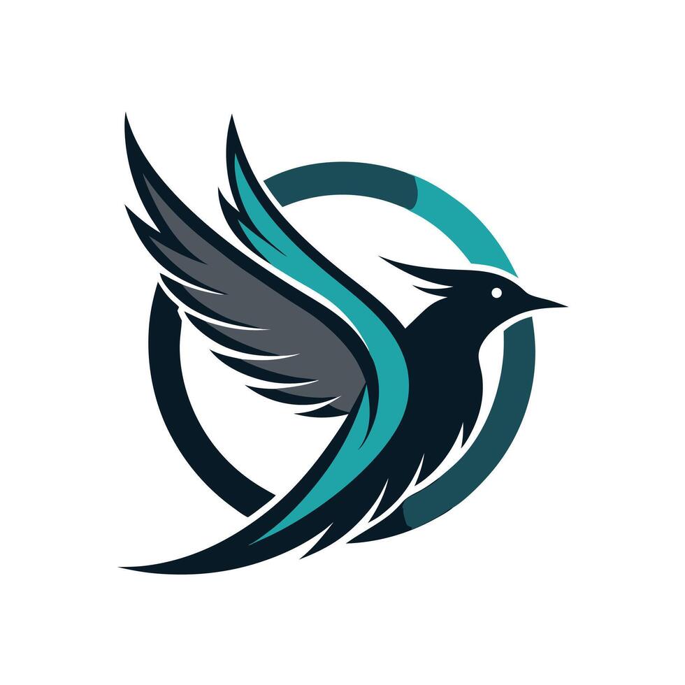 Bird Circle Logo Design Template vector