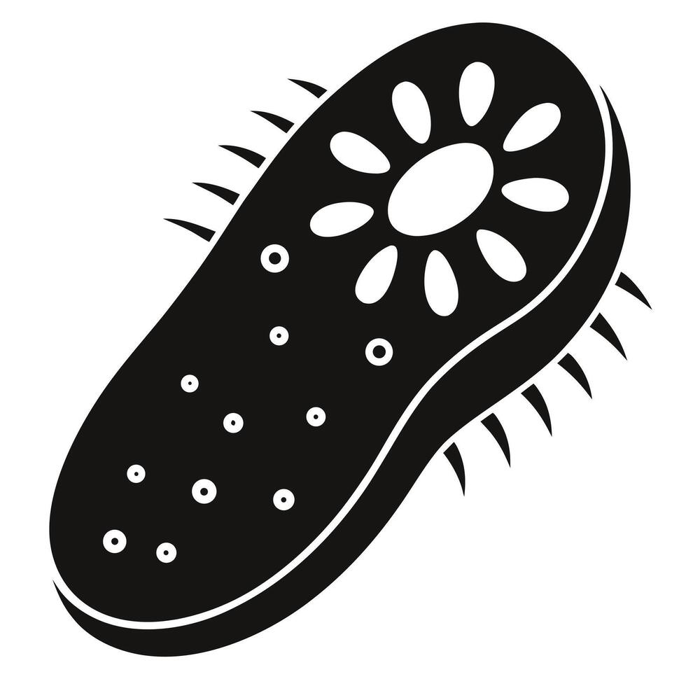 Monochrome Germ Bacterium Pathogen Illustration vector