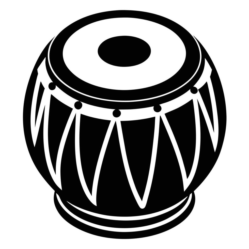 Tabla Indian Drum Illustration vector