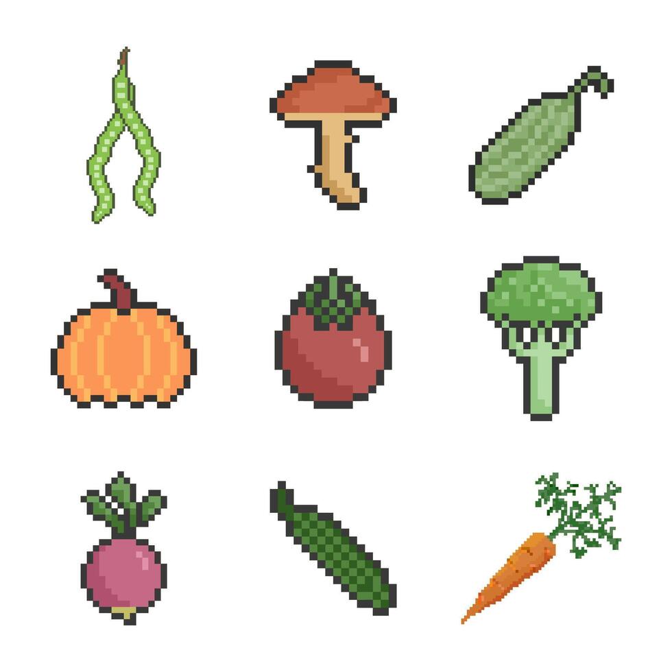 plant vegetable collection vector