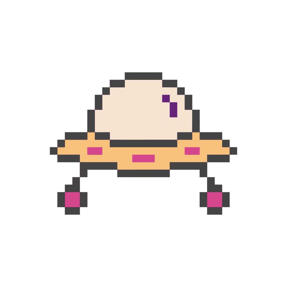 UFO cute simple vector