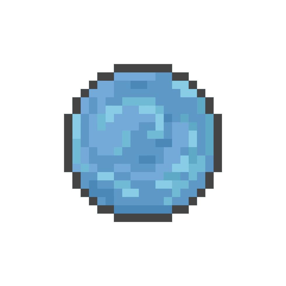 blue planet ball vector