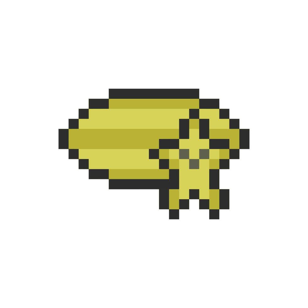 starfruit pixel art vector
