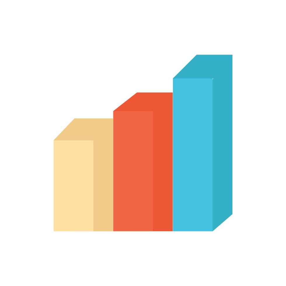 business graph icon vector