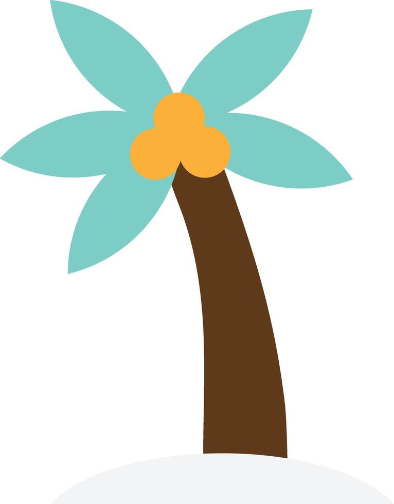 Holiday Coconut Tree Beach vector