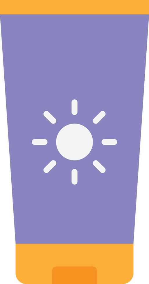 Sunblock Lotion Sunscreen Vacation vector