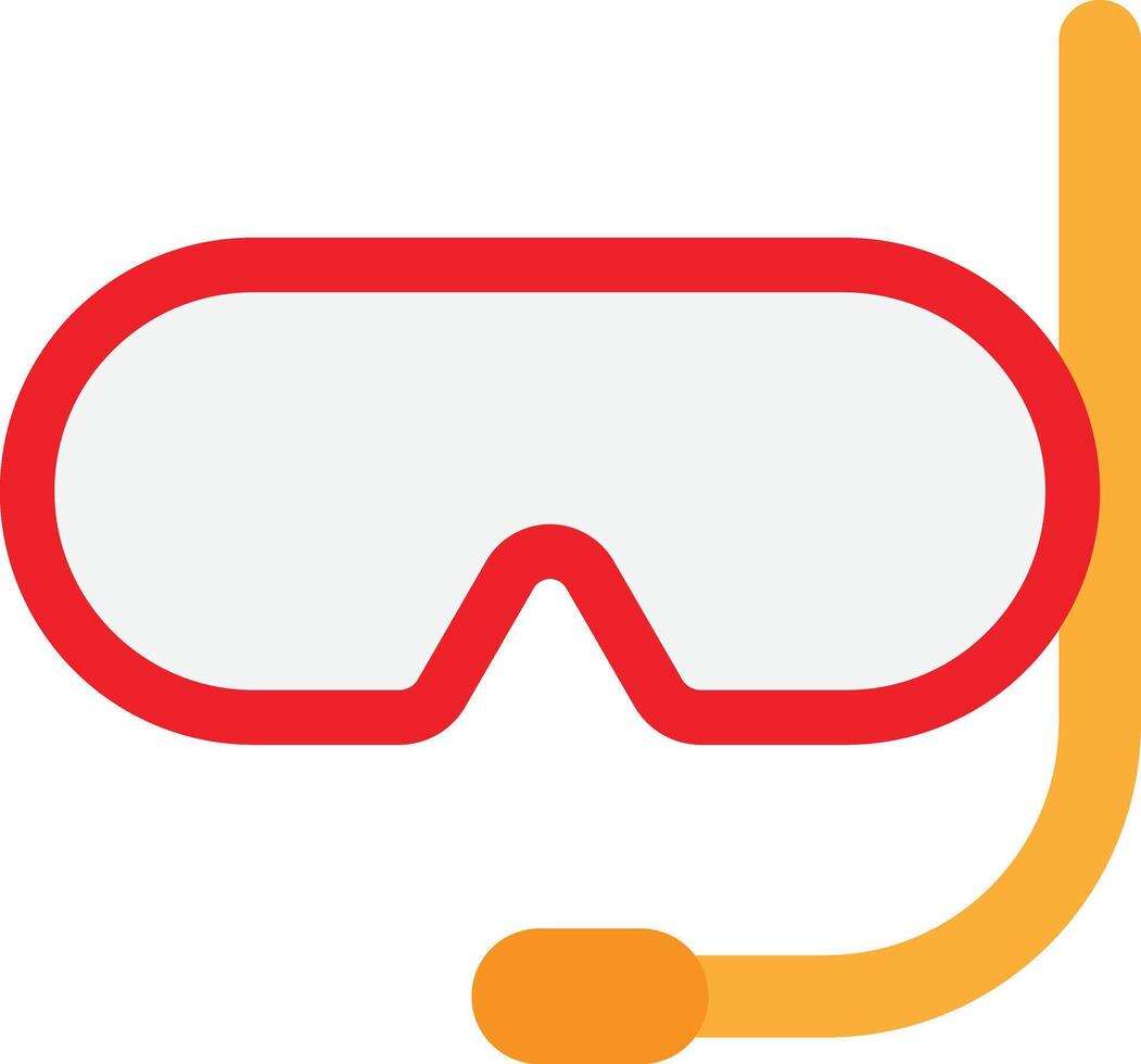 Holiday Diving Goggles Summer vector