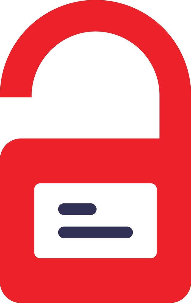 Holiday Door Hanger Label vector