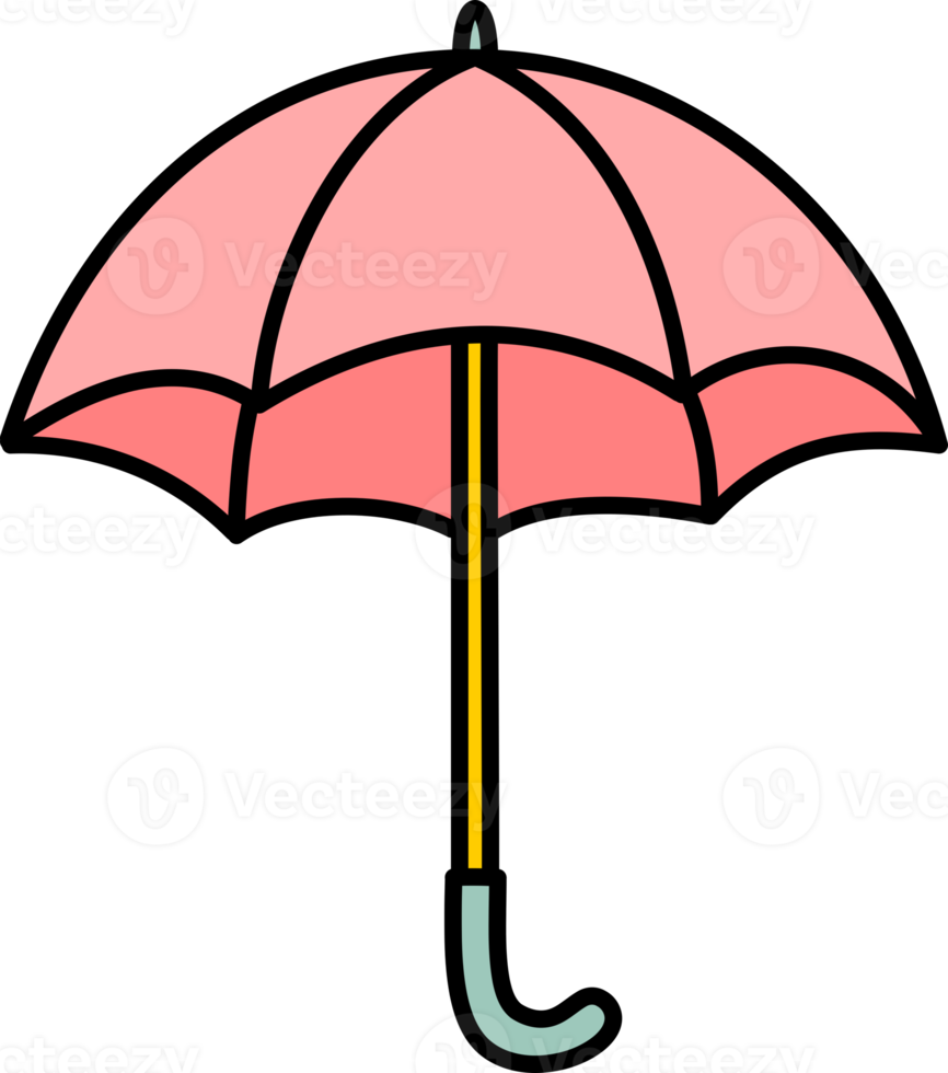 Pink umbrella open png