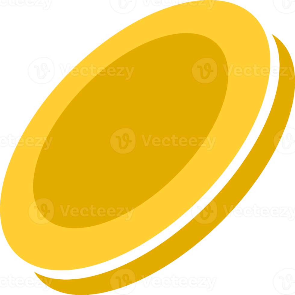 Yellow coins money business falling icon png