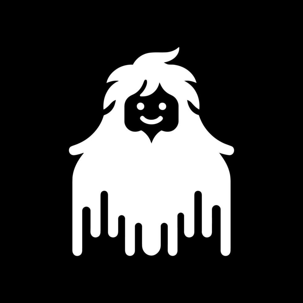 Yeti Skull Head Logo Design vector