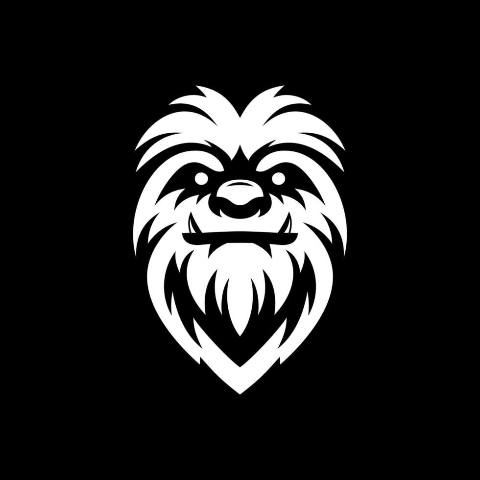 Yeti Head Logo for Branding vector