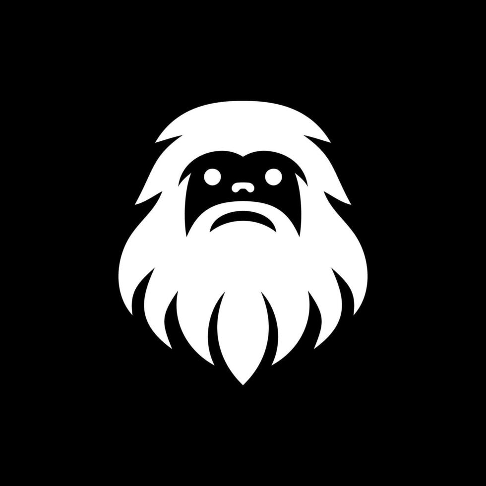 Yeti Head for Print vector