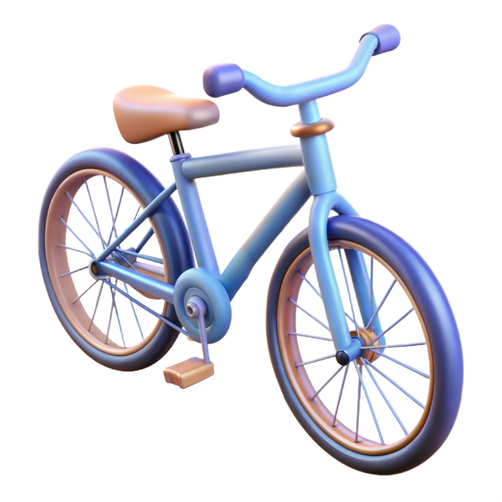 3D Cycle with transparent background png