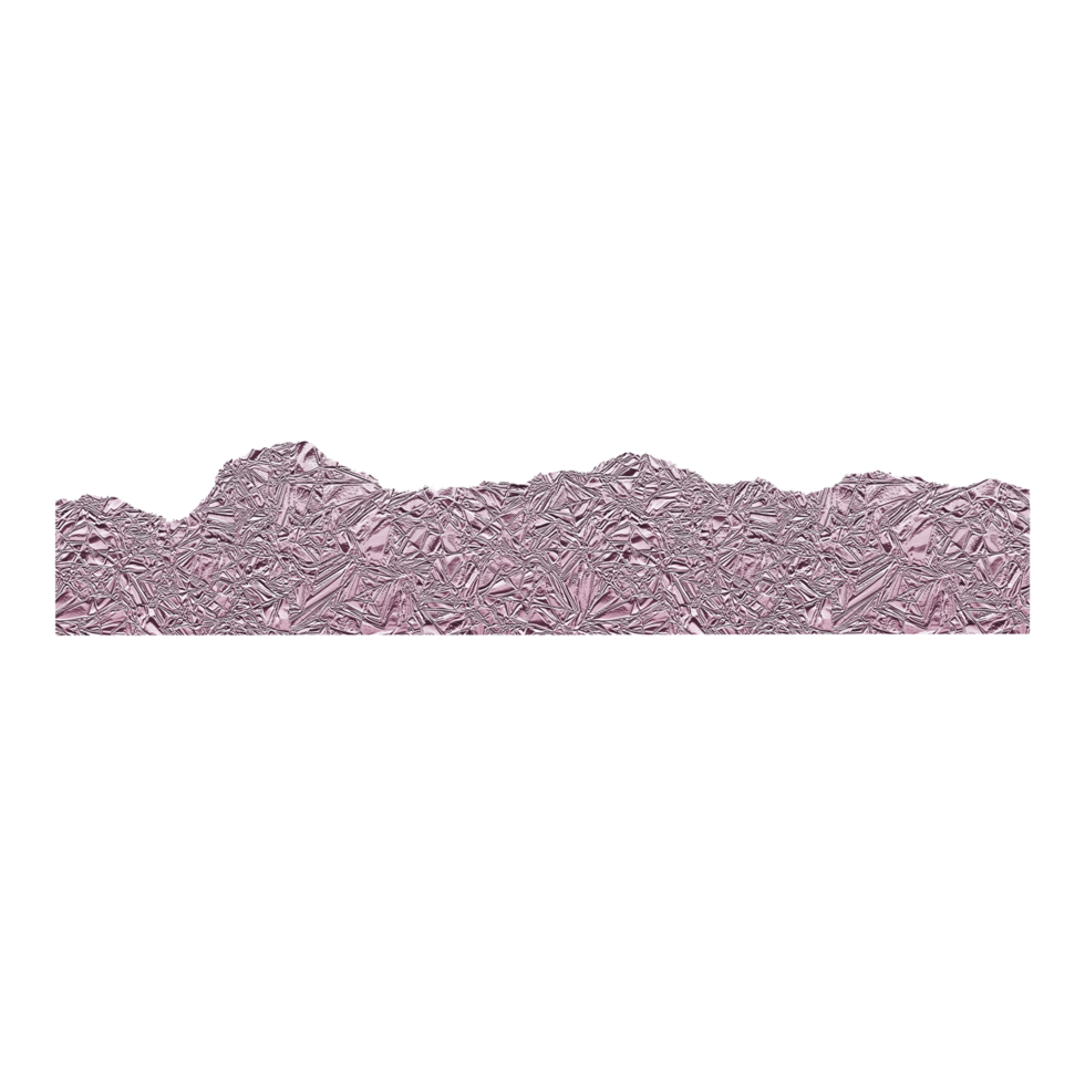 Shiny pink metallic crushed foil clip art png