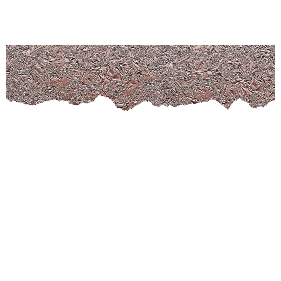 Shiny golden metallic crushed foil clip art png