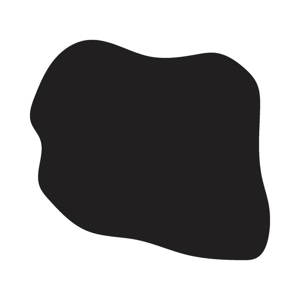 Black Liquid Energy on White Space vector