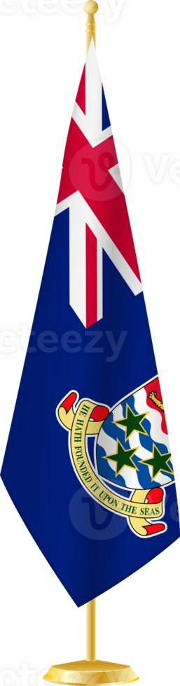 Cayman Islands flag on a flag stand png