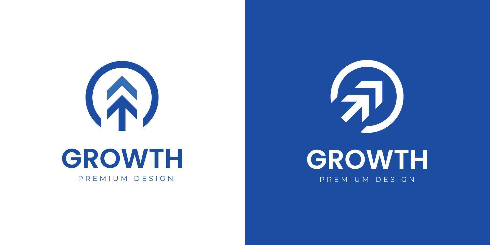 Arrow Growth up logo icon design. graphic moving arrow direction for marketing, logistics, financial logo template vector