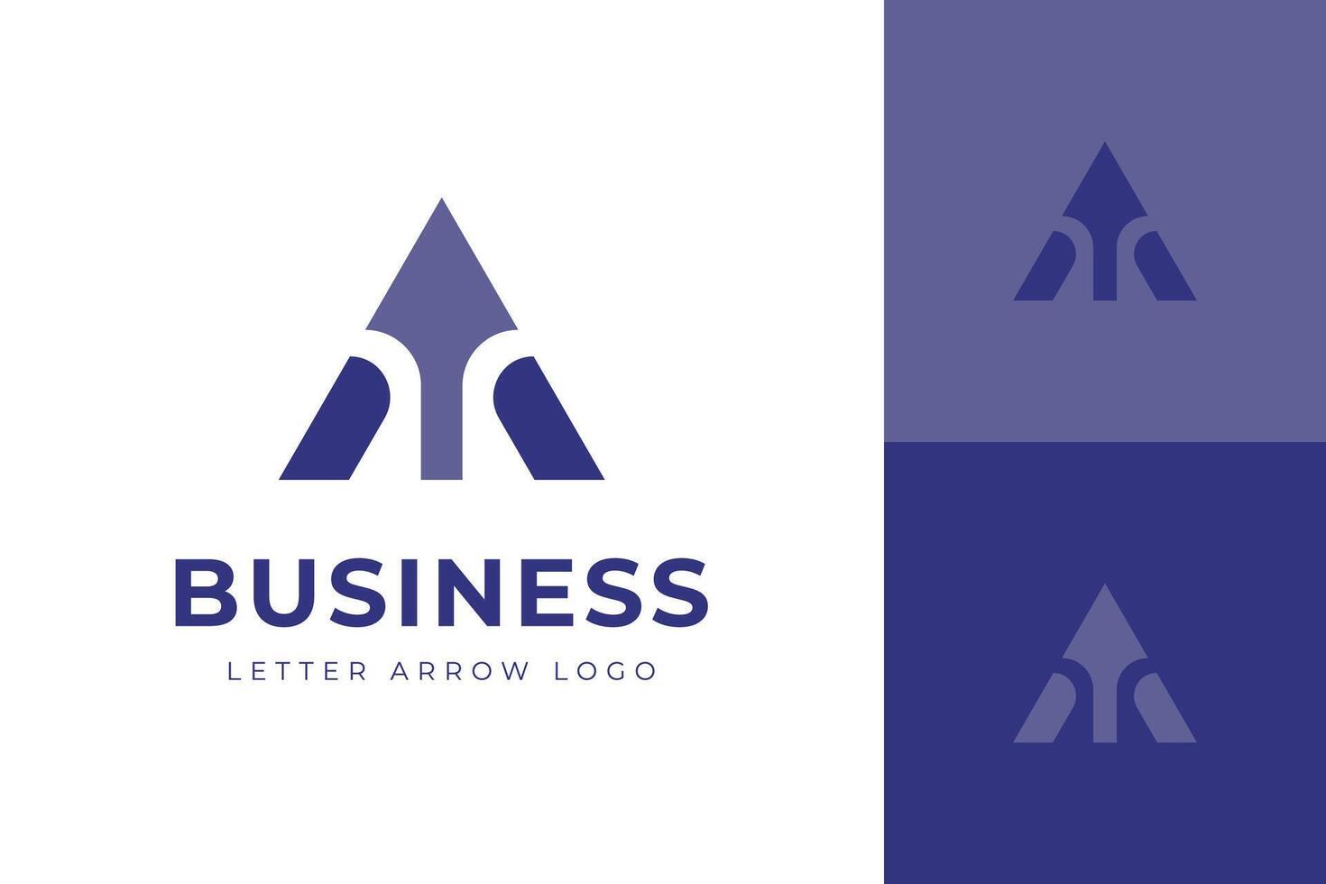 Letter A arrow logo icon design. business graphic symbol idea concept for Acceleration logo design template vector