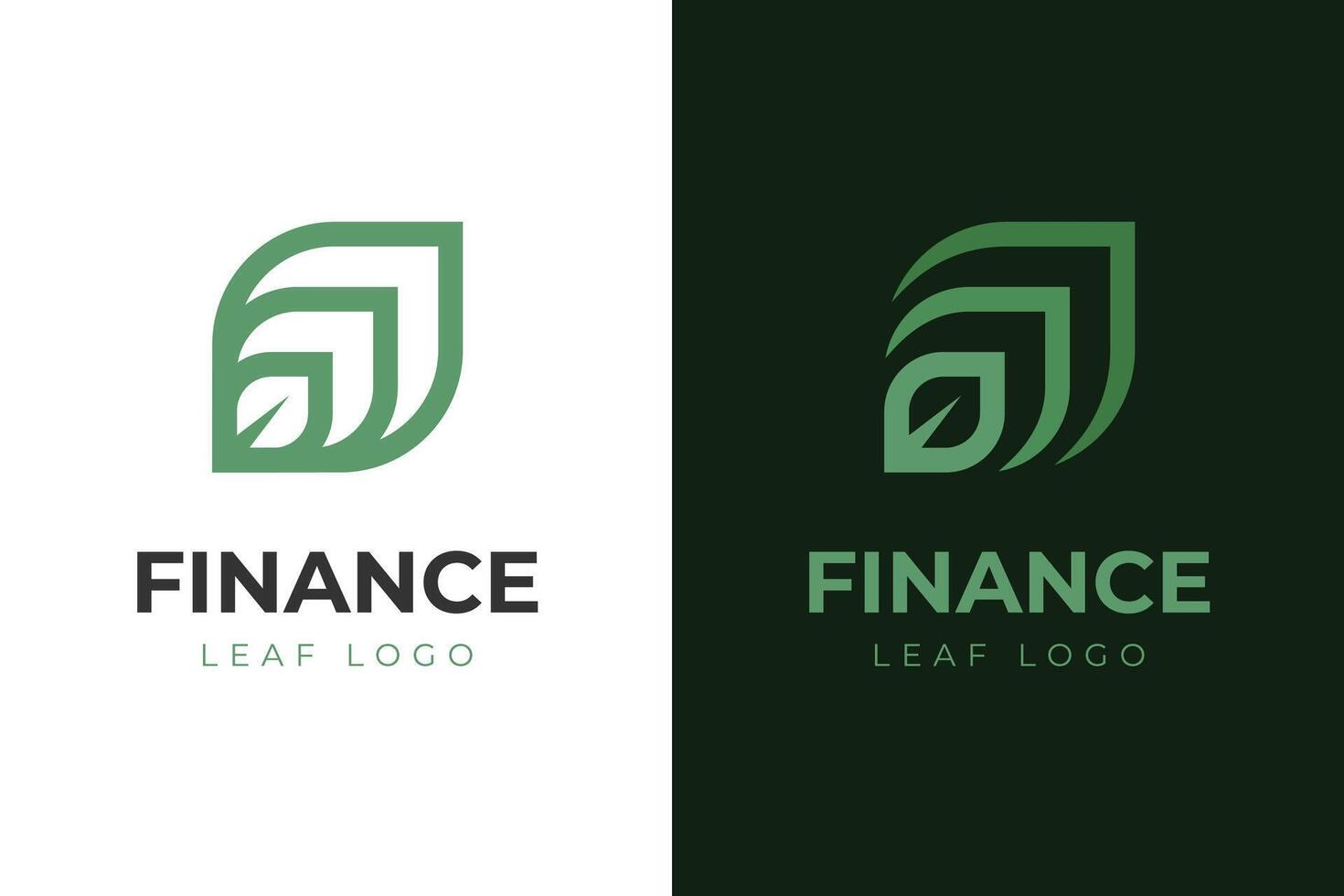 Finance growth leaf logo icon design with leaves and arrow graphic idea for Nature financial start up logo symbol vector