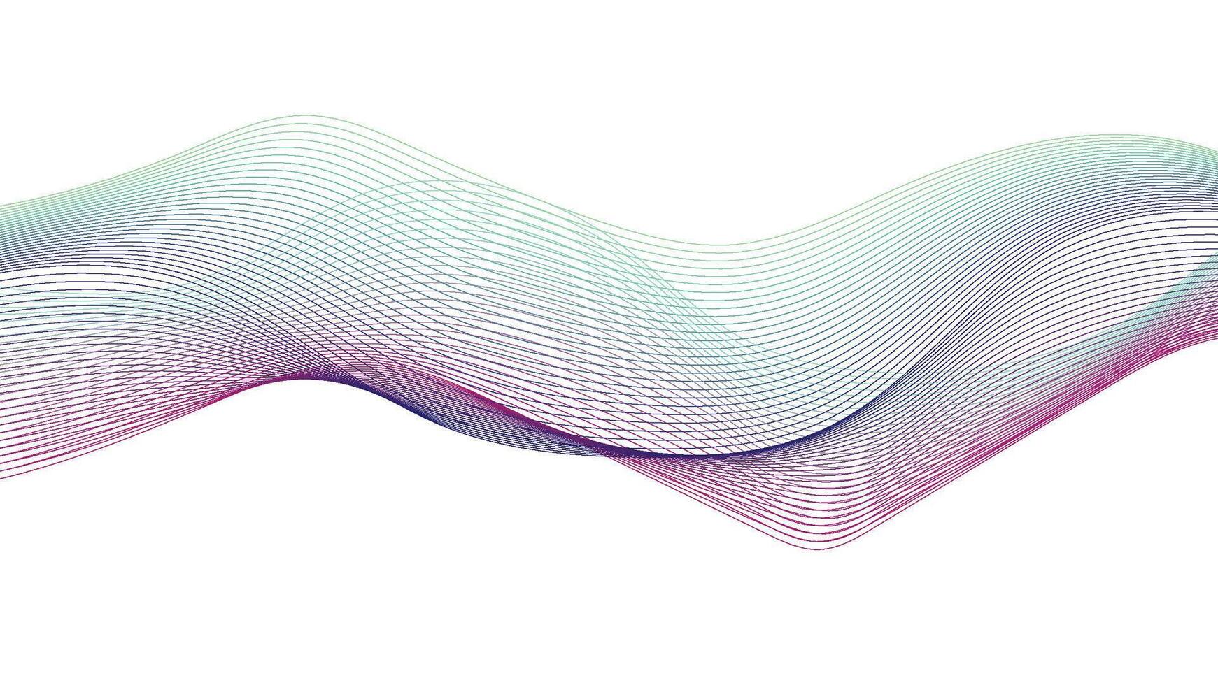 Futuristic Flowing Wave Design in Soft Pastel Tones vector