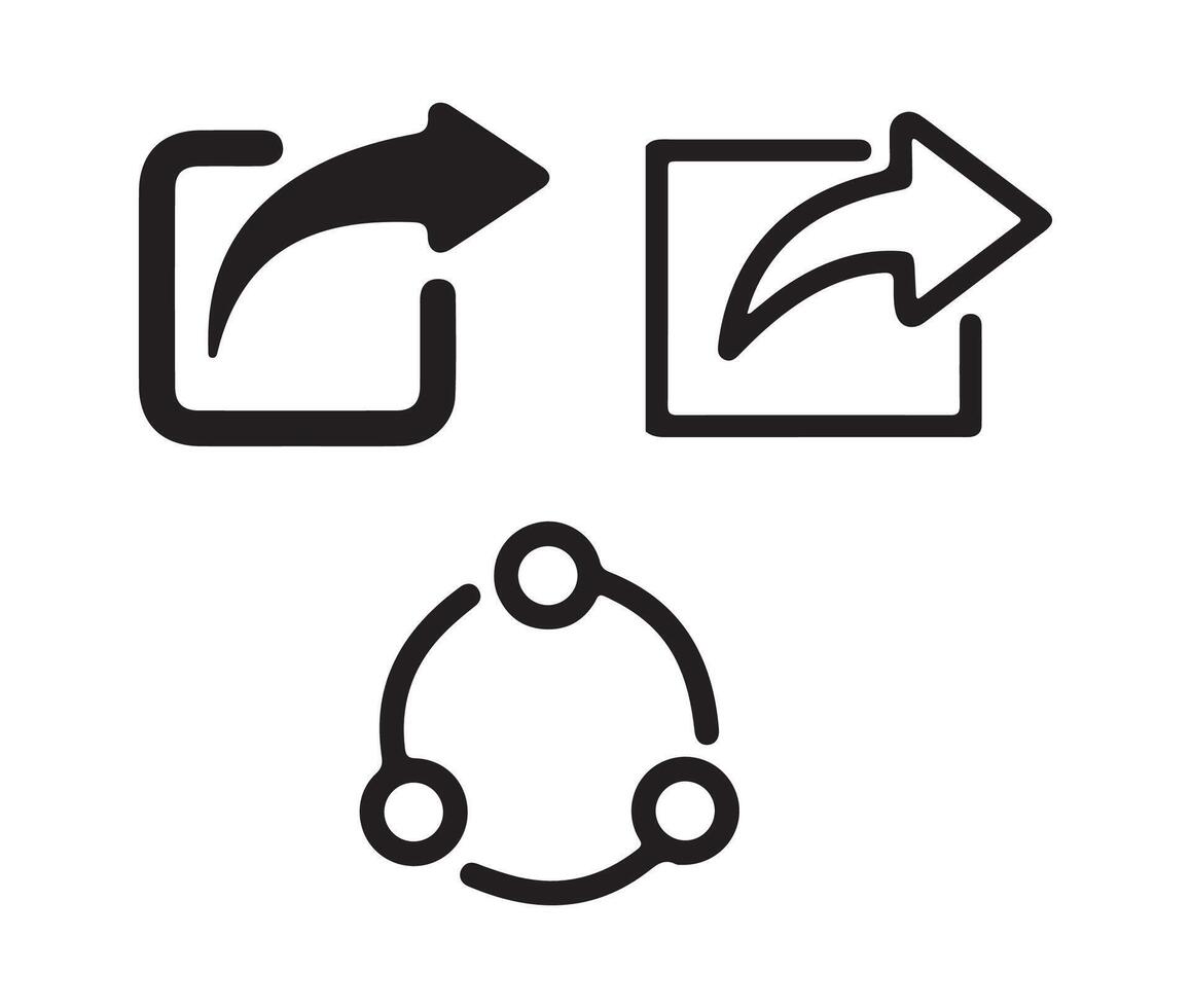 comment, share icon vector