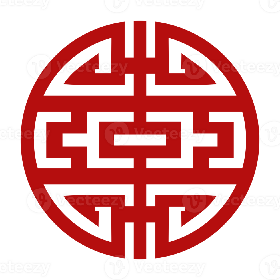 Cai Logo, Chinese Characters Wealth Prosperity, China Lucky Icon Symbol, Oriental Element Symbolism. png