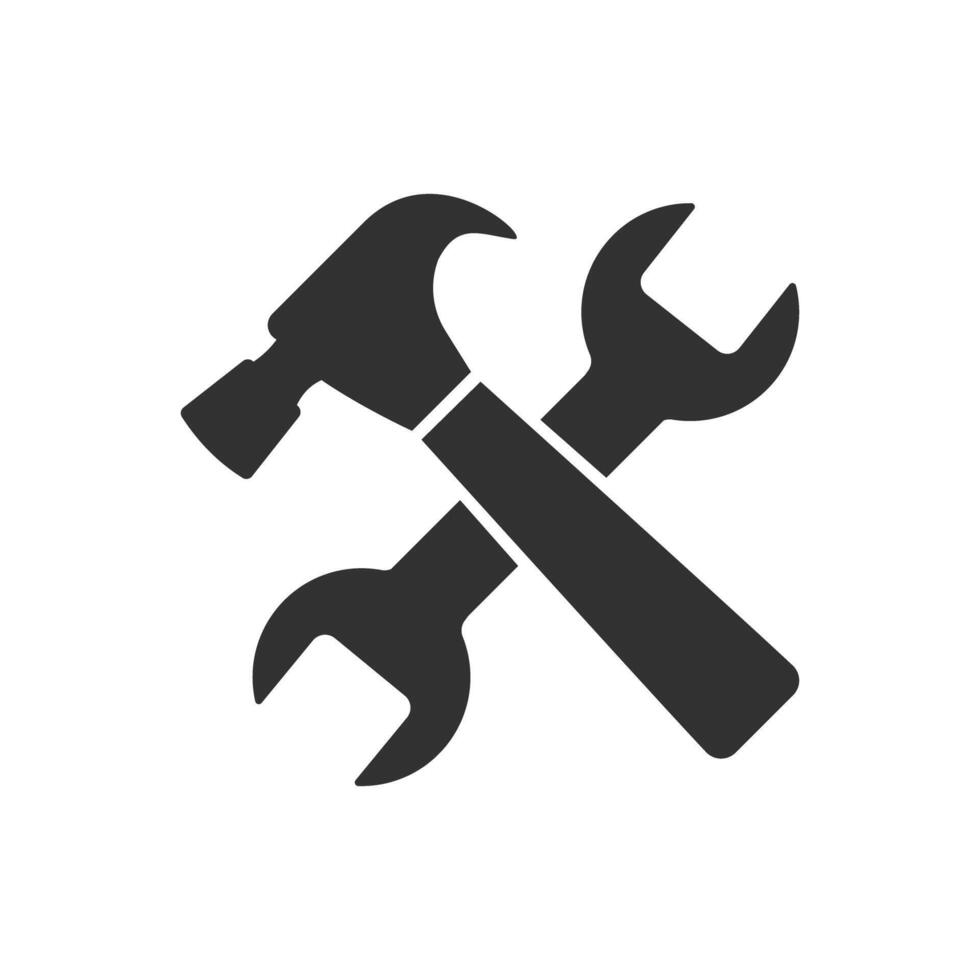 Service tools icon isolate on a white background. vector
